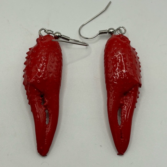 Unbranded Jewelry - Crawfish Handmade Earrings Red Resin Halloween Christmas Gifts Gag Gifts Boho